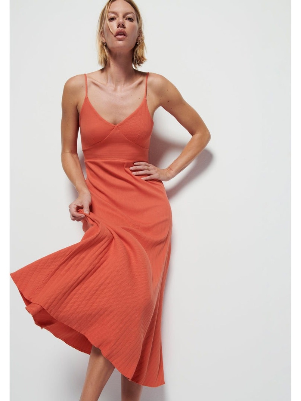 NATION LTD  MELANIE RIB TANK DRESS Sz S